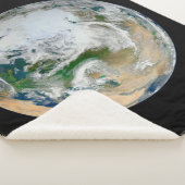 Aarde met het Noordpoolgebied, Europa en Azië. Sherpa Deken (3/4)