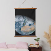 Aarde met Noord-Afrika en Zuidwest-Europa Hangend Wandkleed (Slaapkamer)