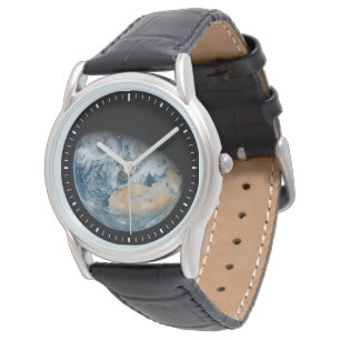 Aarde met Noord-Afrika en Zuidwest-Europa Horloge