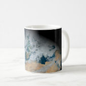 Aarde met Noord-Afrika en Zuidwest-Europa Koffiemok (Voorkant rechts)