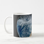 Aarde met Noord-Afrika en Zuidwest-Europa Koffiemok (Links)