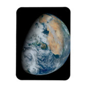 Aarde met Noord-Afrika en Zuidwest-Europa Magneet (Verticaal)