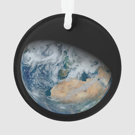 Aarde met Noord-Afrika en Zuidwest-Europa Ornament (achterkant)