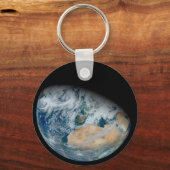 Aarde met Noord-Afrika en Zuidwest-Europa Sleutelhanger (Voorkant)