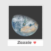 Aarde met Noord-Afrika en Zuidwest-Europa Sticker (Vel)