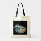 Aarde met Noord-Afrika en Zuidwest-Europa Tote Bag (Voorkant)