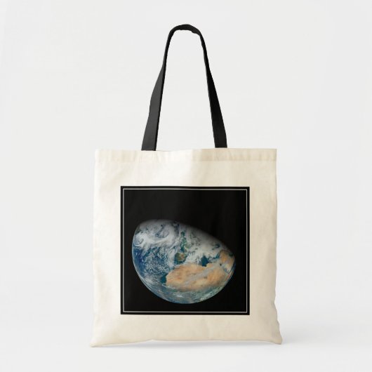Aarde met Noord-Afrika en Zuidwest-Europa Tote Bag (Voorkant)