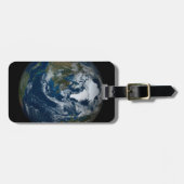 Aarde met wolken en Zee 2 Bagagelabel (Voorkant horizontaal)