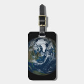 Aarde met wolken en Zee 2 Bagagelabel (Voorkant verticaal)