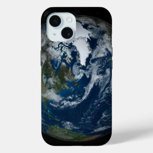Aarde met wolken en Zee 2 iPhone 15 Case