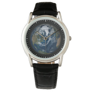 Aarde met wolken en Zee 2 Horloge