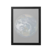 Aarde met wolken en Zee 2 Notitieblok (Linkerzijde)