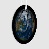 Aarde met wolken en Zee 2 Ornament (voorkant)