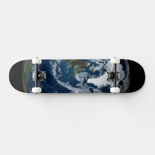 Aarde met wolken en Zee 2 Persoonlijk Skateboard (Horizontaal)