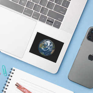 Aarde met wolken en Zee 2 Sticker