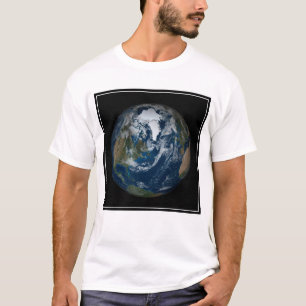 Aarde met wolken en Zee 2 T-shirt