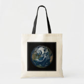 Aarde met wolken en Zee 2 Tote Bag (Voorkant)