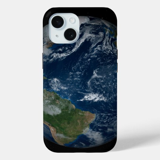 Aarde met wolken en Zee Case-Mate iPhone Case (Achterkant)