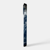 Aarde met wolken en zee-ijs 2 iPhone 15 case (Linkerkant)