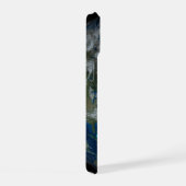 Aarde met wolken en zee-ijs 2 iPhone 15 case (Rechterkant)