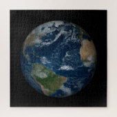 Aarde met wolken en Zee Legpuzzel (Verticaal)