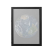 Aarde met wolken en Zee Notitieblok (Linkerzijde)