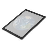 Aarde met wolken en Zee Notitieblok (Schuin)