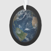 Aarde met wolken en Zee Ornament (voorkant)