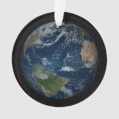 Aarde met wolken en Zee Ornament (voorkant)