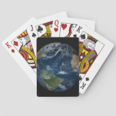 Aarde met wolken en Zee Pokerkaarten (Achterkant)