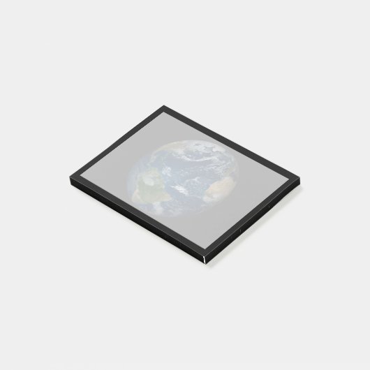 Aarde met wolken en Zee Post-it® Notes (Schuin)