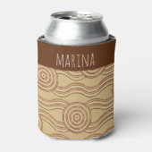 Aarde naam Australian Dreamtime Blikjeskoeler (Blikje Voorkant)