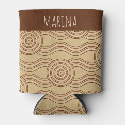 Aarde naam Australian Dreamtime Blikjeskoeler (Voorkant)