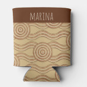 Aarde naam Australian Dreamtime Blikjeskoeler (Achterkant)