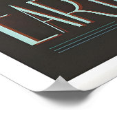 Aarde NASA Ruimte Reis Poster Print  Sterren (Hoek)