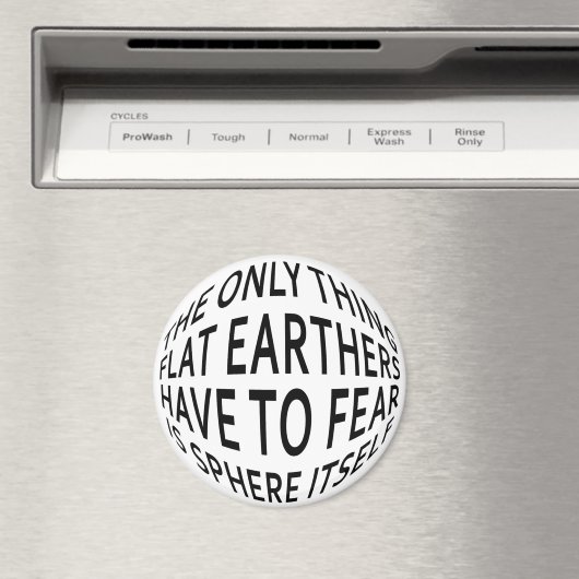 Aarde niet plat magneet (Insitu (Vaatwasser))