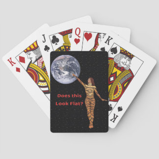 Aarde niet Plat Pokerkaarten