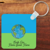 Aarde Ons Thuis Sweet Home Sleutelhanger (Achterkant)