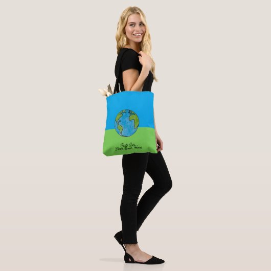 Aarde Ons Thuis Sweet Home Tote Bag (Op model)