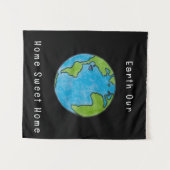 Aarde Ons Thuis Zo Zoet Wandkleed (Voorkant (horizontaal))