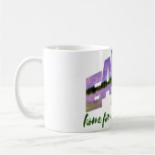 Aarde Onze blauwe zomerhemel en water Koffiemok (Links)