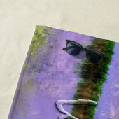 Aarde Onze blauwe zomerhemel en water Strandlaken (In situ)