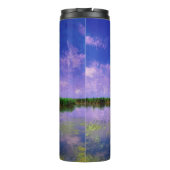 Aarde Onze blauwe zomerhemel en water Thermosbeker (Achterkant)