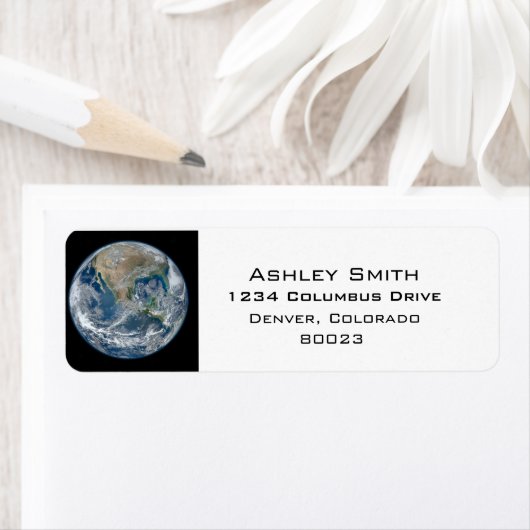 Aarde onze wereld etiket (Insitu)