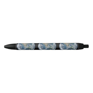 Aarde onze wereld zwarte inkt pen