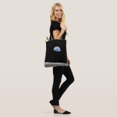 Aarde opkomend boven Maan - Vlag en Aarde Tote Bag (Op model)