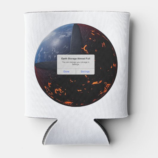 Aarde Opslag Bijna Volledig Blikjeskoeler (Voorkant)