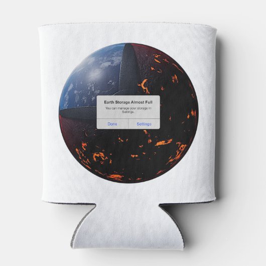 Aarde Opslag Bijna Volledig Blikjeskoeler (Achterkant)