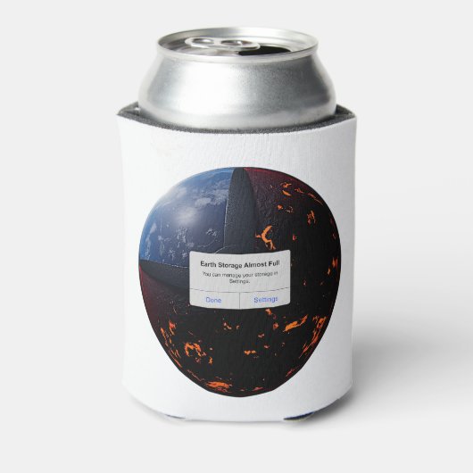 Aarde Opslag Bijna Volledig Blikjeskoeler (Blikje Achterkant)