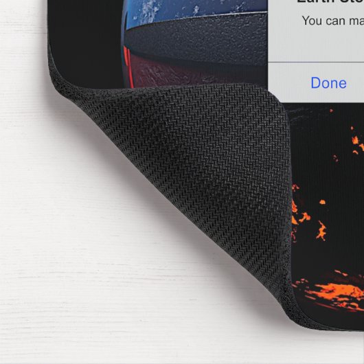 Aarde Opslag Bijna Volledig Muismat (Hoek)